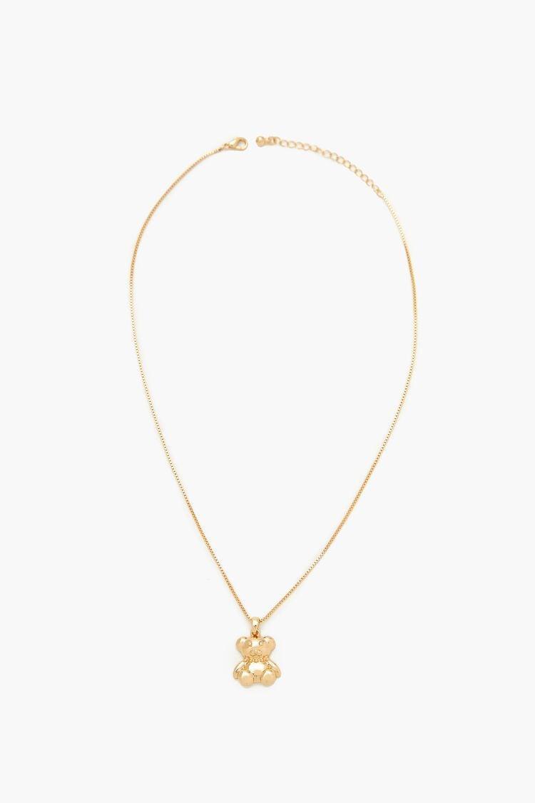 Teddy Bear Pendant Necklace | Forever 21 Product Image