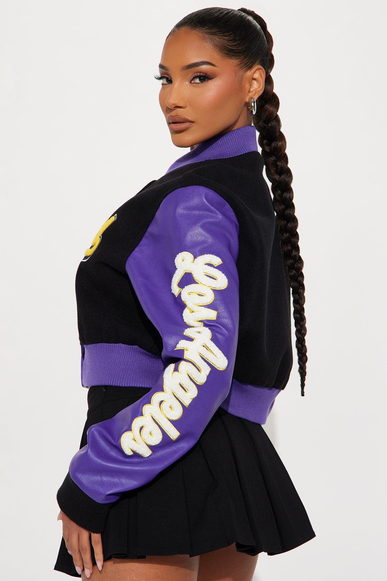 Lakers Legacy Bomber Jacket - Black Product Image