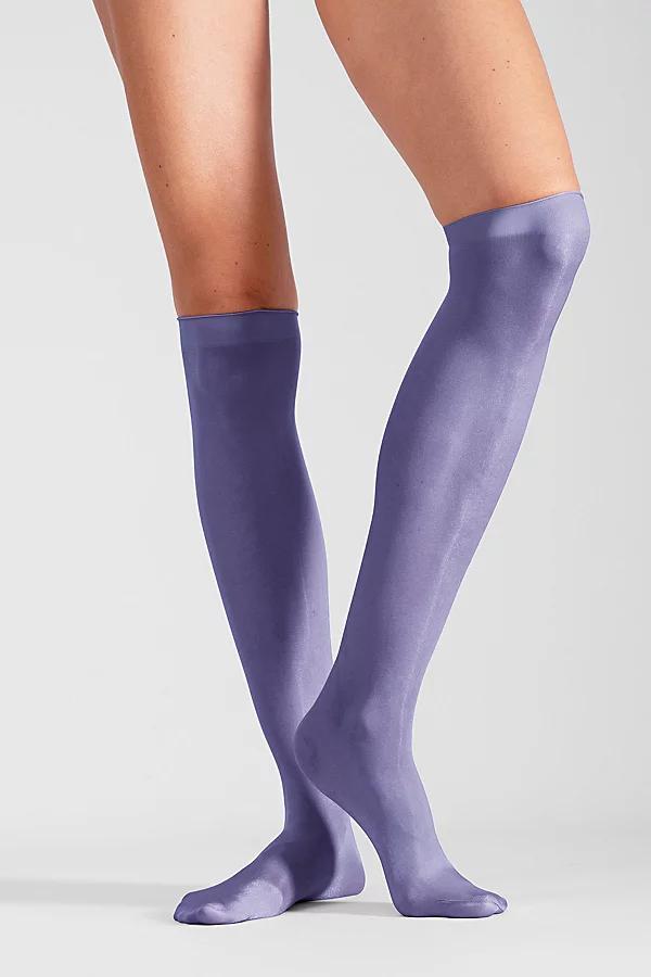 LECHERY Shiny Sheer Knee-High Sock Set Womens at Urban Outfitters Product Image