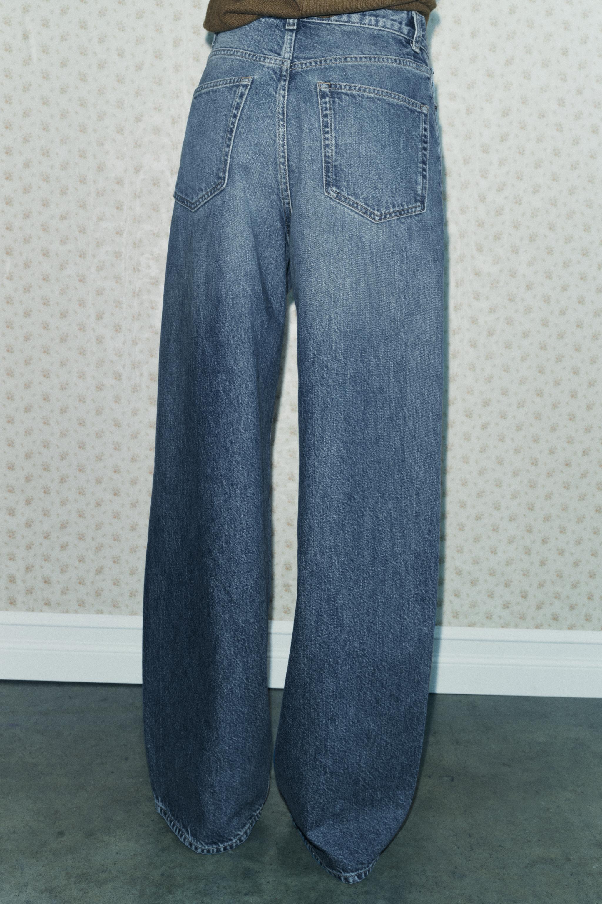 MID WAIST PALAZZO JEANS ZW COLLECTION Product Image