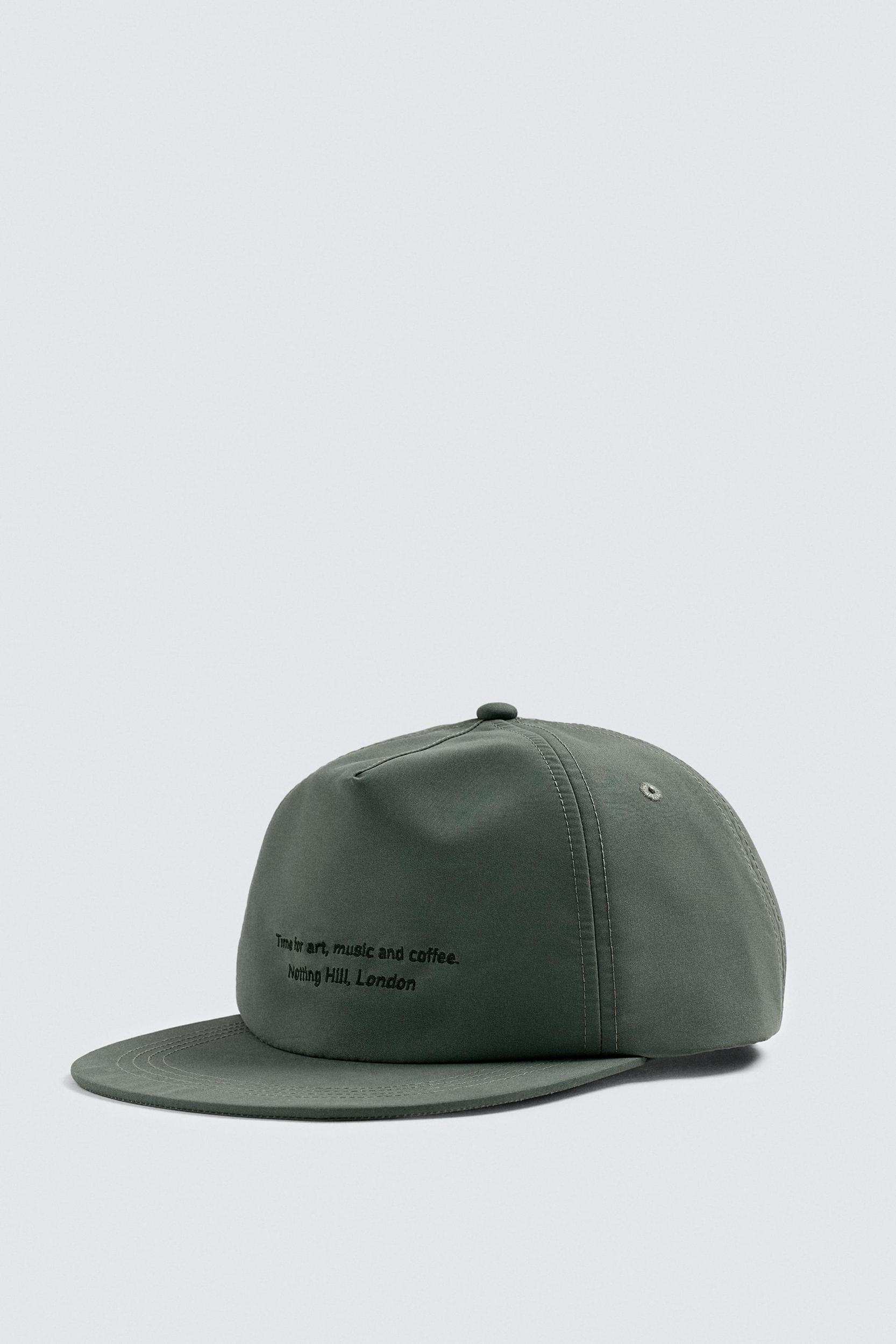 EMBROIDERED FLAT VISOR CAP Product Image