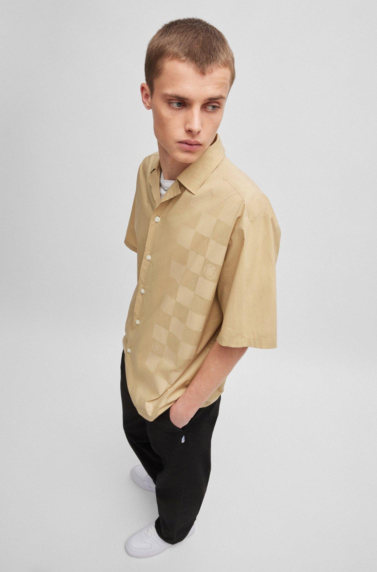 Oversize-fit shirt with print Product Image