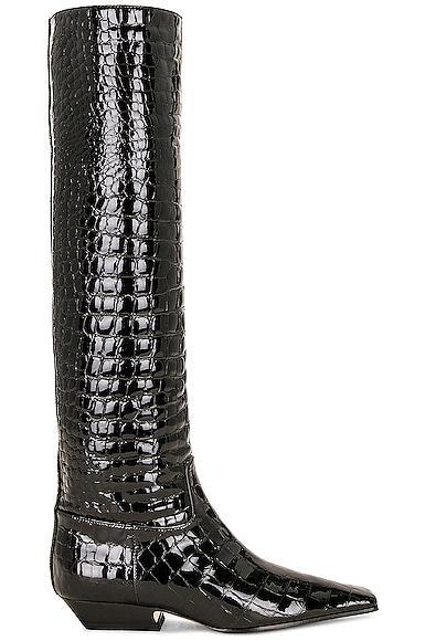 KHAITE Marfa Classic Flat Knee High Boot Product Image