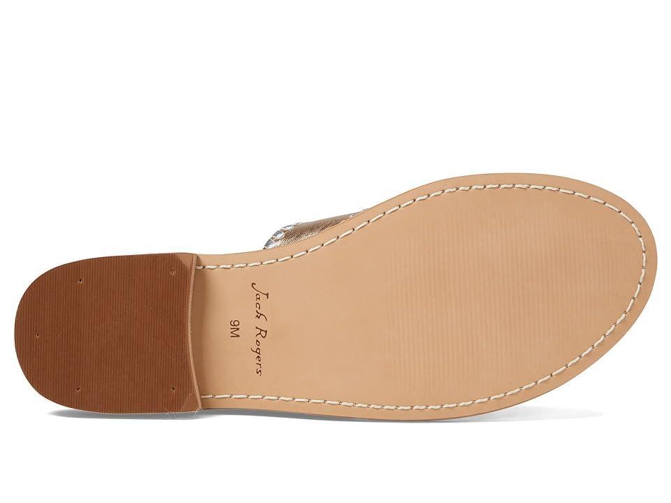 Jack Rogers Jacks Leather Flat Thong Sandals Product Image