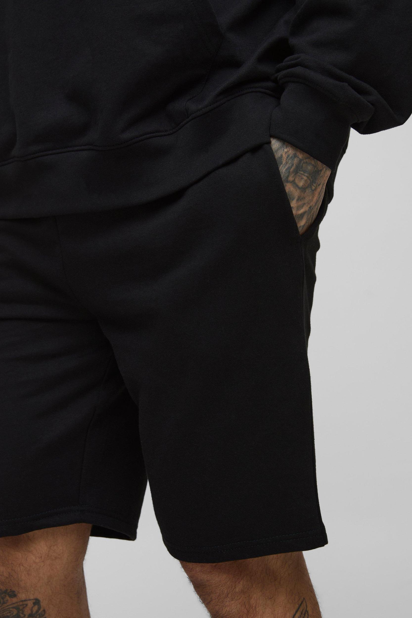 Tall 260GSM Loopback Slim Fit Basic Shorts | boohooMAN USA Product Image