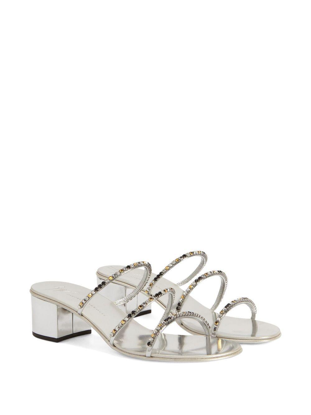 crystal-embellished heeled sandals Product Image