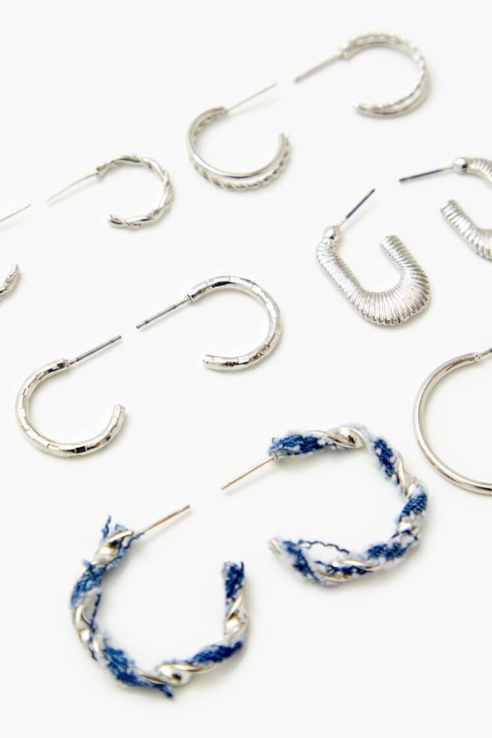 Twisted String Hoop Earring Set | Forever 21 Product Image