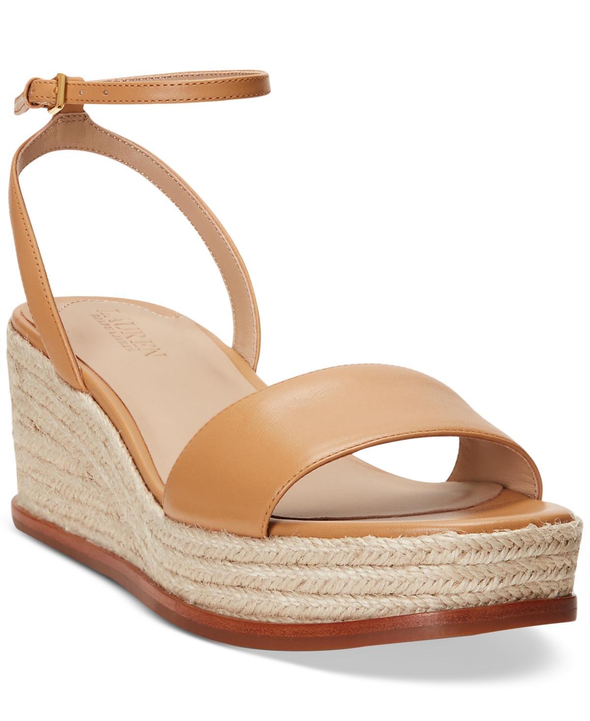 Lauren Ralph Lauren Leona Suede Espadrille Women's Sandals Product Image