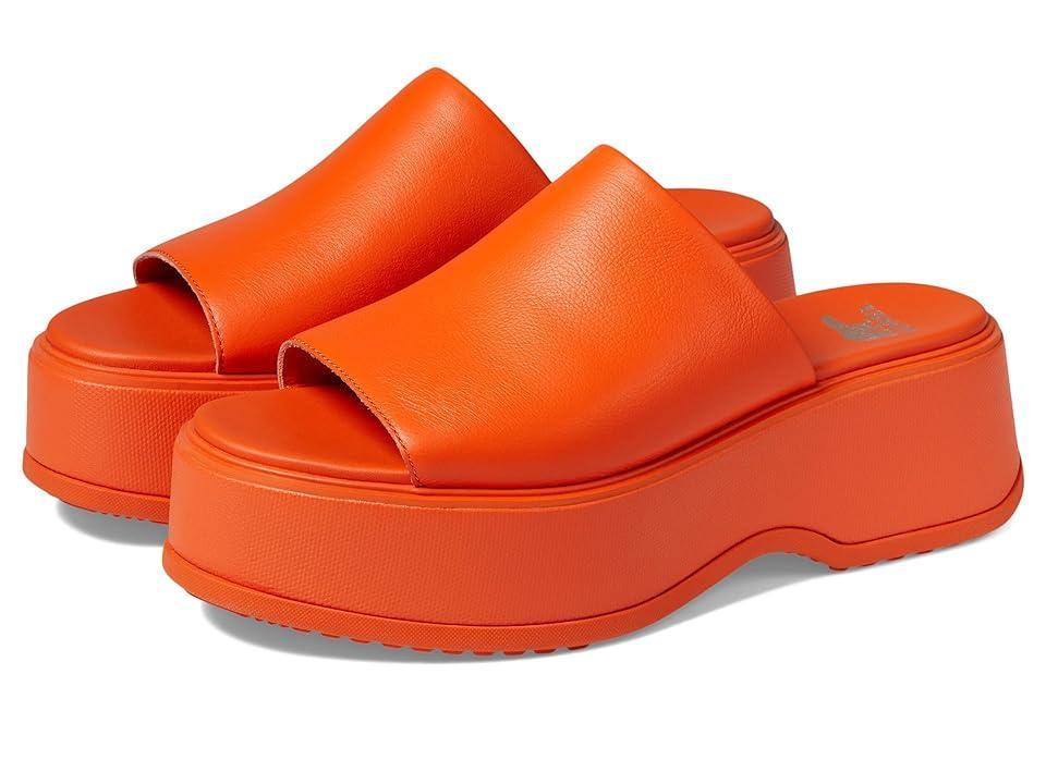 Dayspring Leather Platform Slide Sandals Product Image