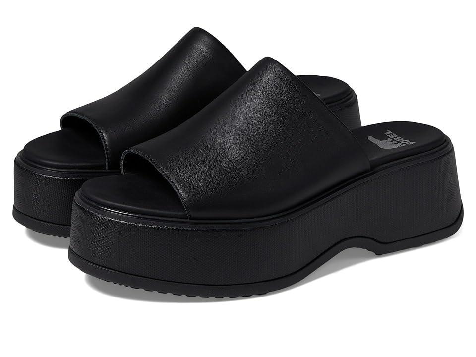 Dayspring Leather Platform Slide Sandals Product Image