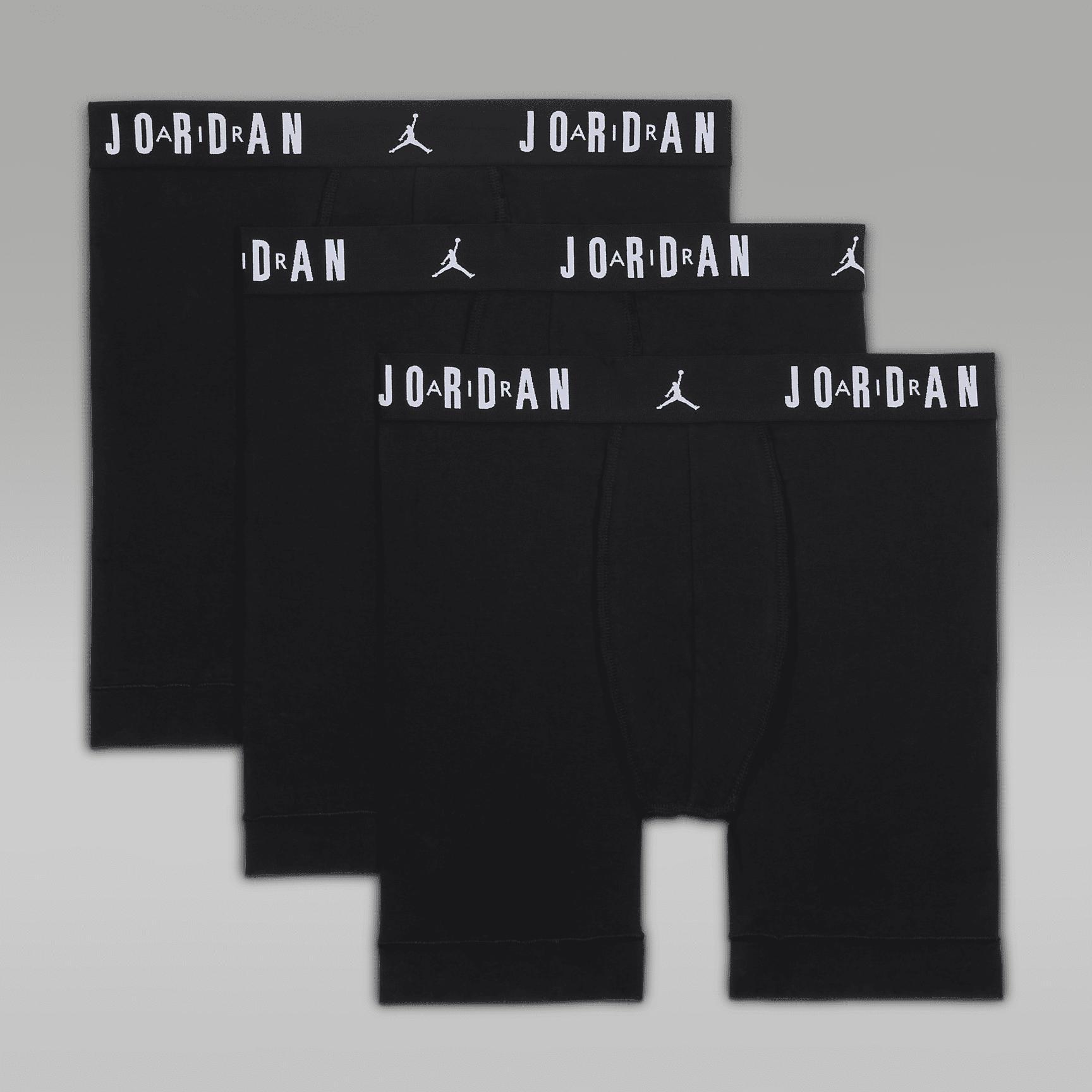 Mens Jordan Flight Cotton Core Boxer Briefs (3-Pack) | JM0622-B9F Product Image