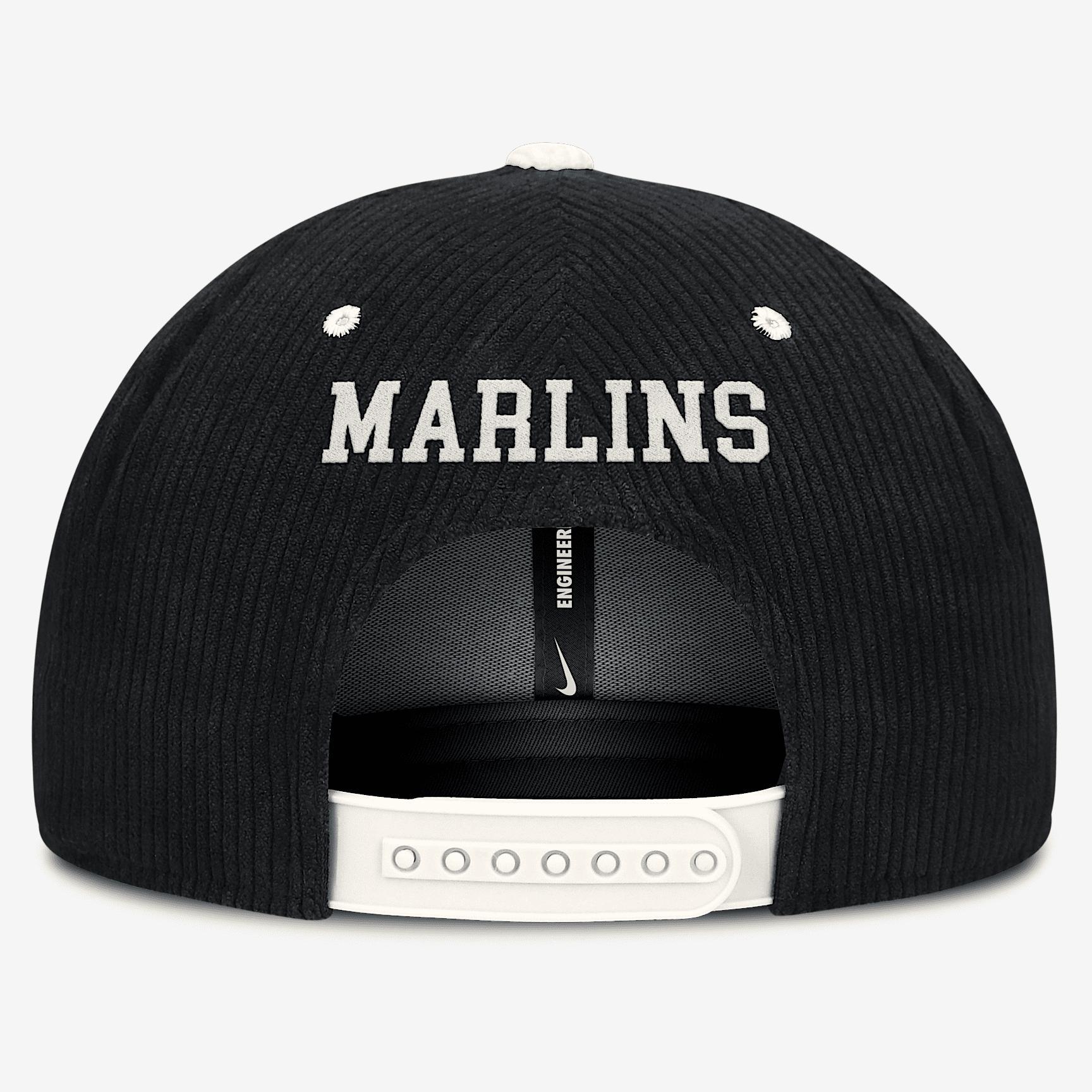 Miami Marlins Pro Men's Nike MLB Adjustable Hat Product Image
