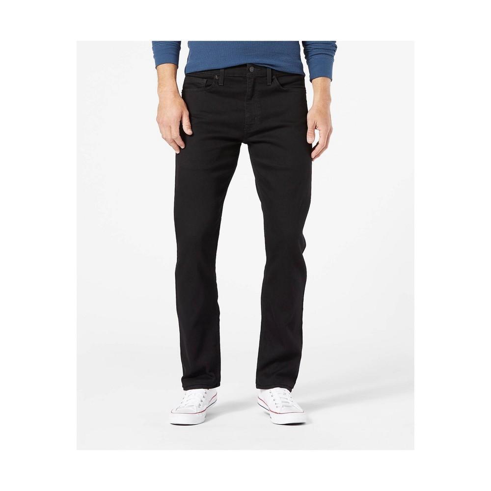 DENIZEN from Levis Mens 232 Slim Straight Fit Jeans - Black 34x30 Product Image