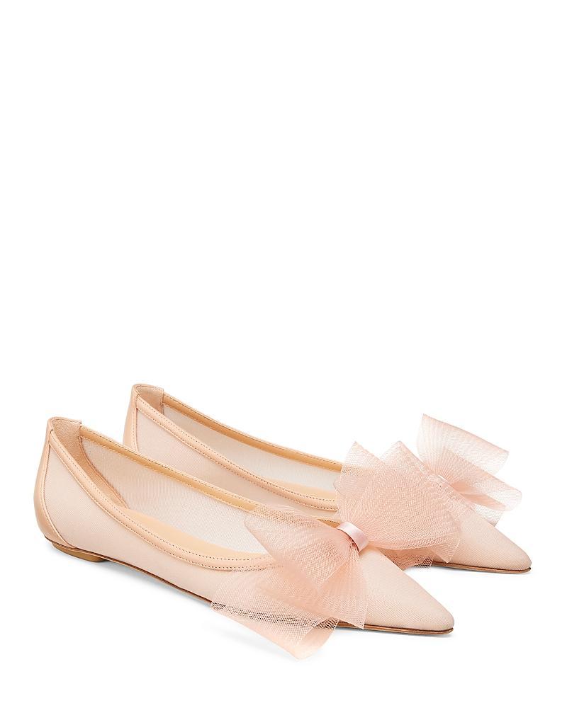 Stuart Weitzman Womens Blushing Bow Flats Product Image