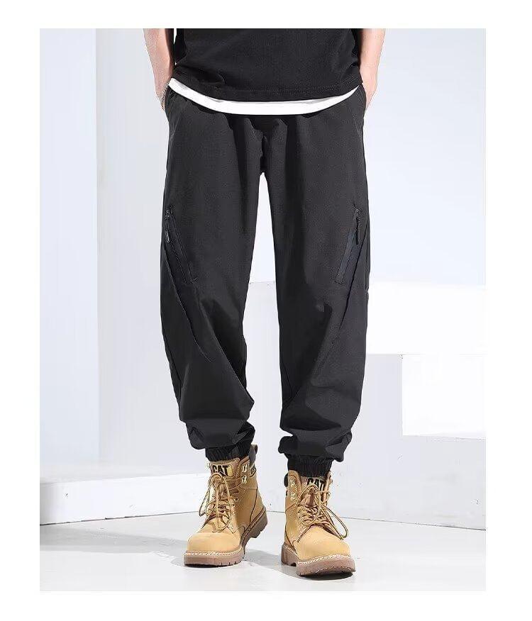 High Waist Plain Sweatpants Product Image