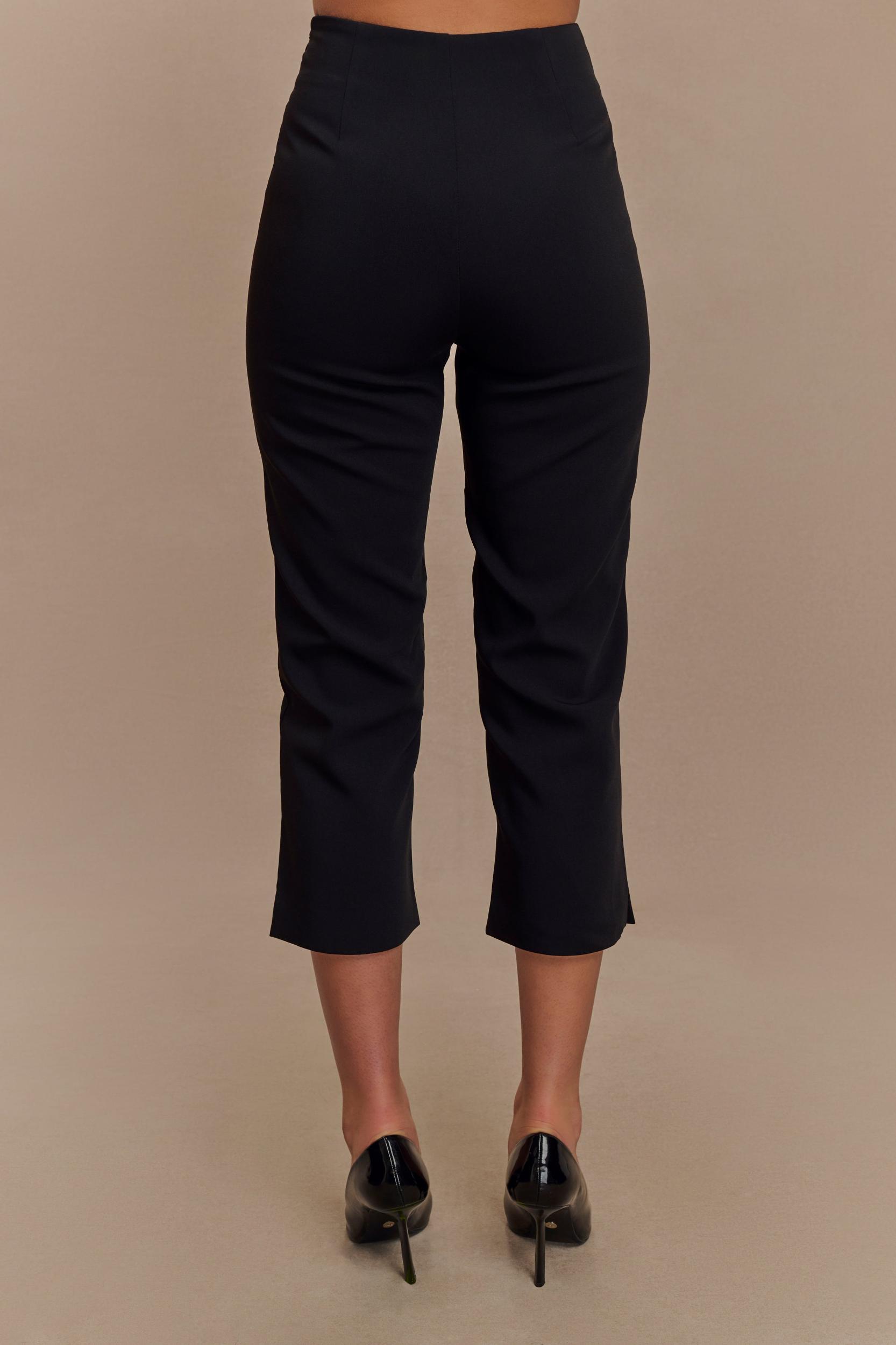 Nola Suiting Capri Pants - Black Product Image
