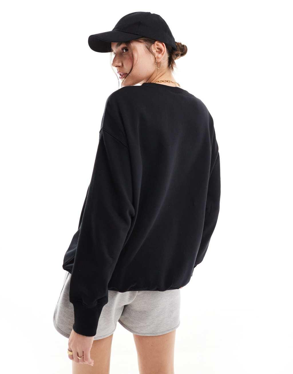 Womens Nike Sportswear Phoenix Fleece Oversized Crew-Neck Sweatshirt Product Image