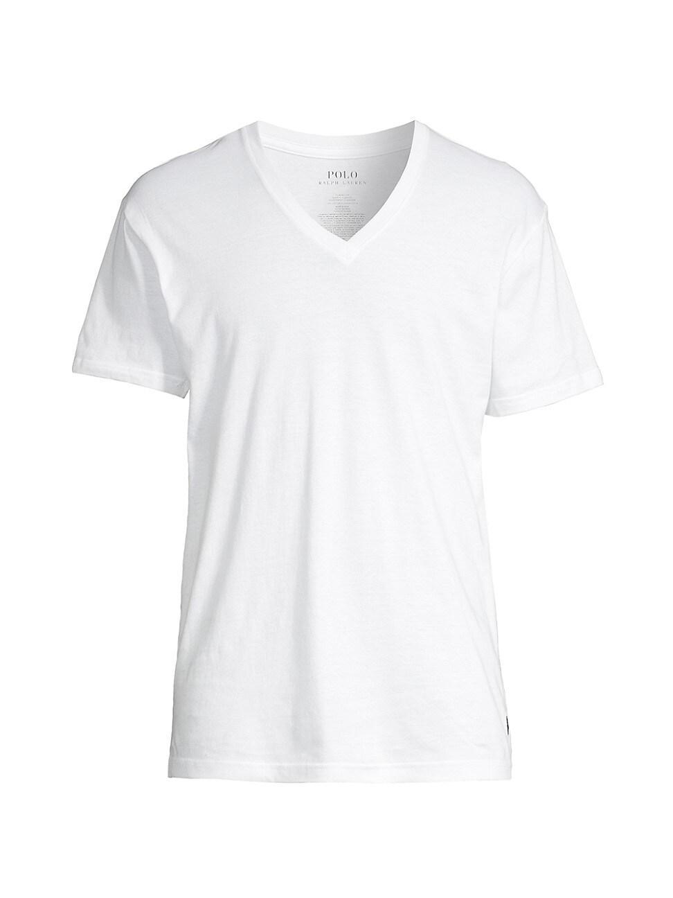 Polo Ralph Lauren Classic Fit V-Neck Undershirt, Pack of 3 Product Image