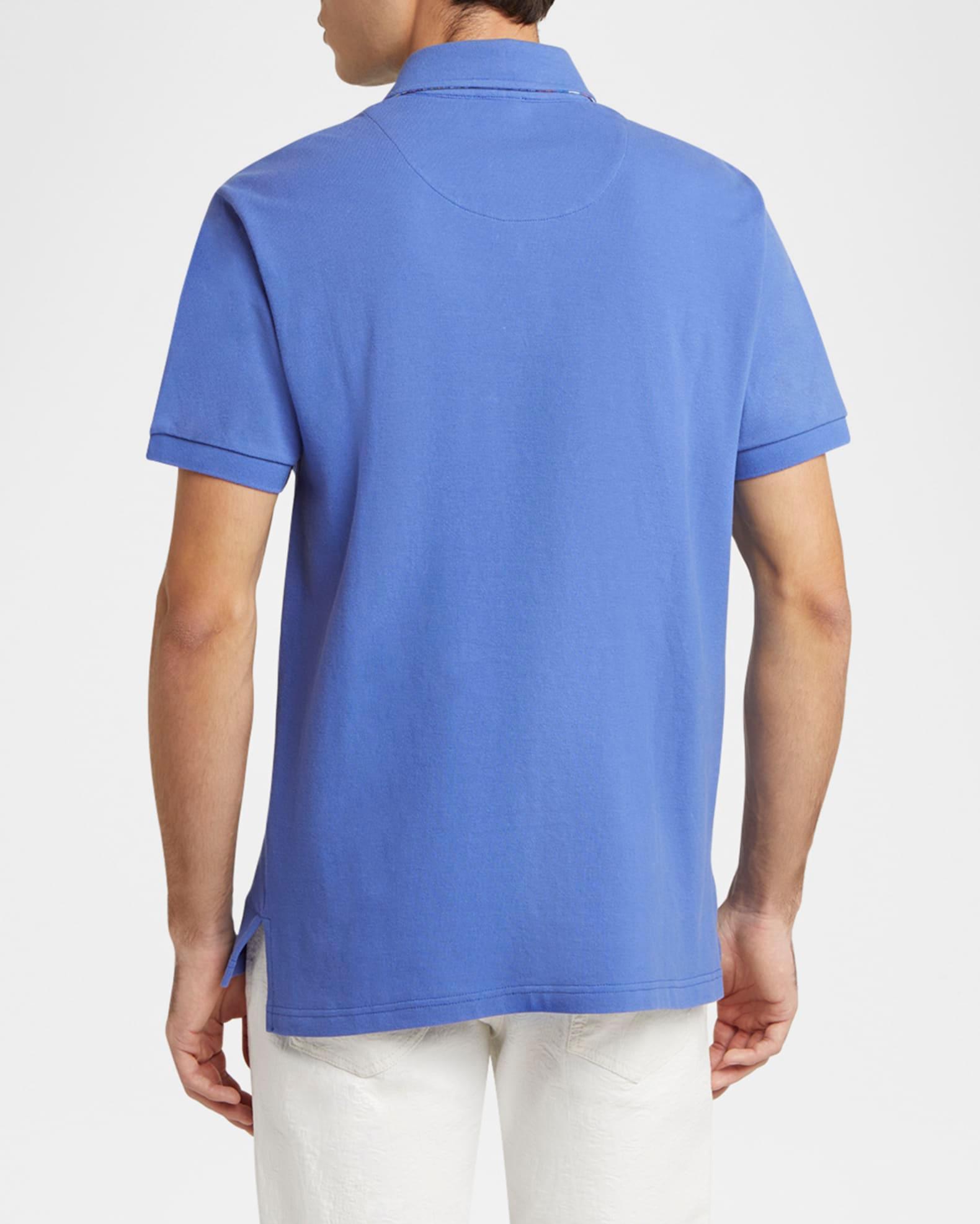 Men's Tipped Pique Polo Shirt Product Image