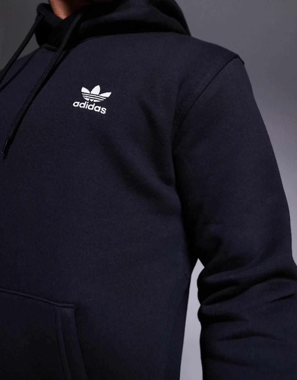 adidas Originals essentials hoodie in black Product Image