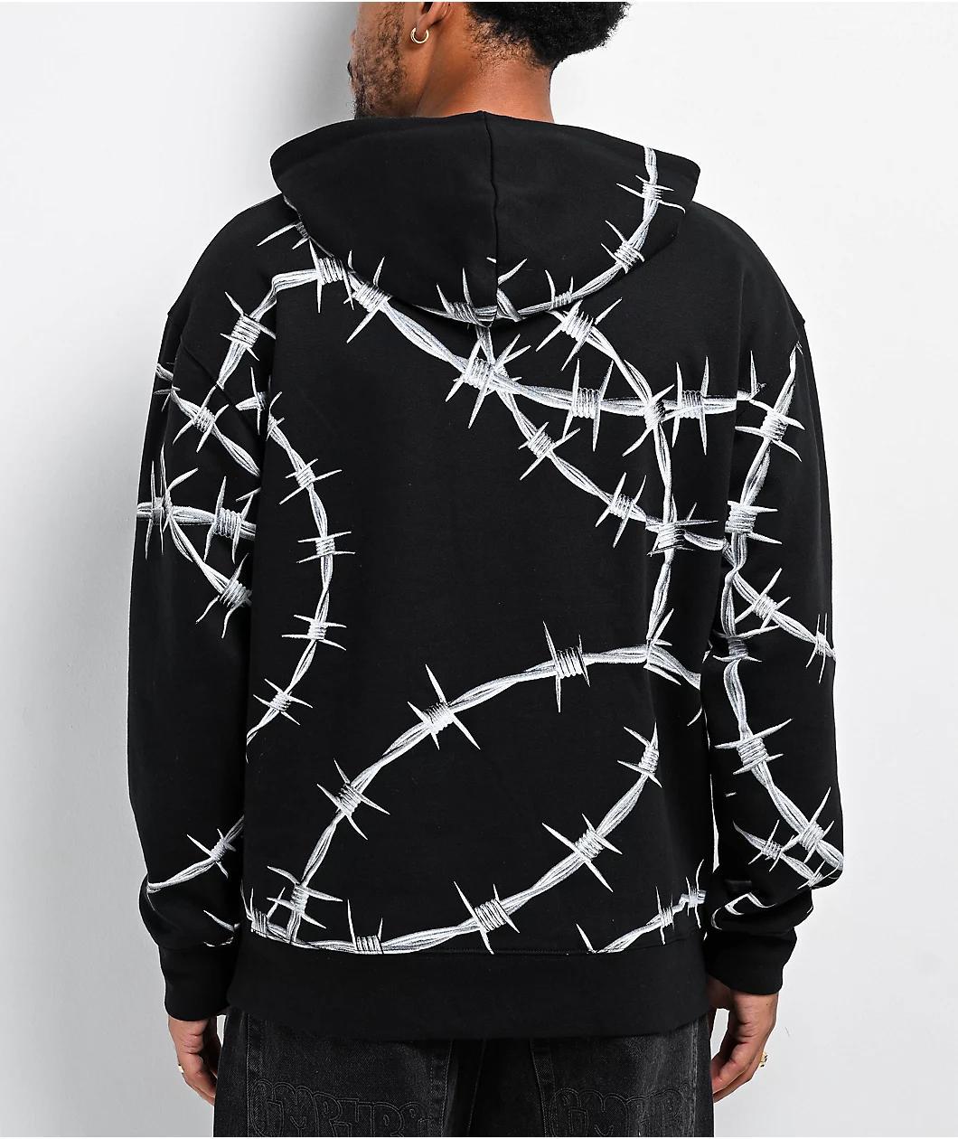 Broken Promises Wired Black Hoodie Product Image