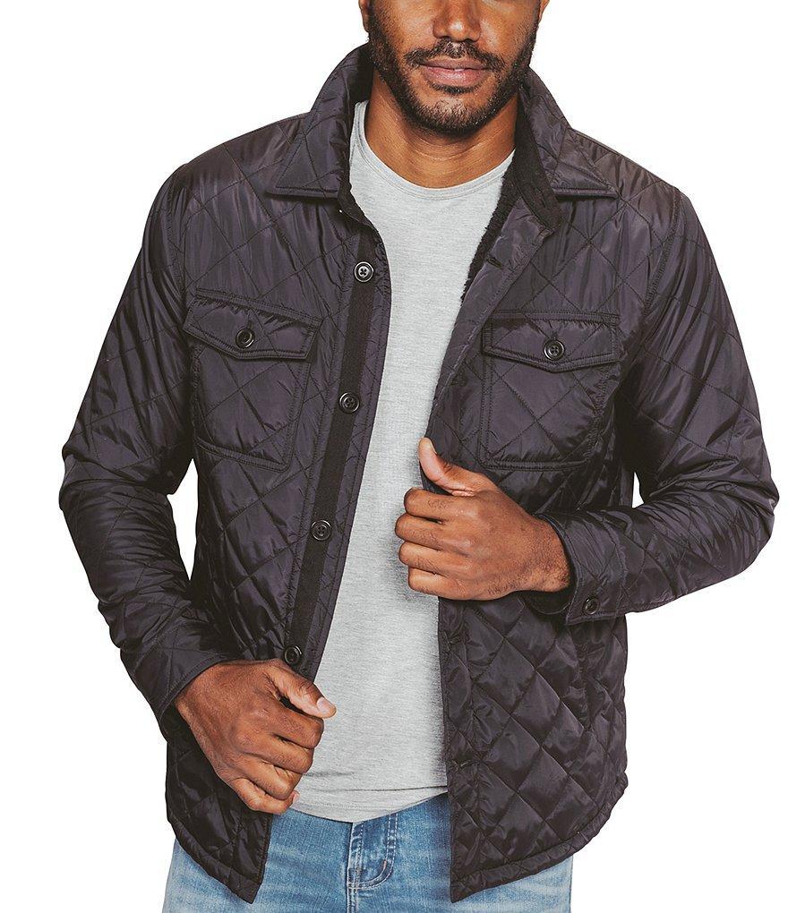 The Normal Brand Quilted Sherpa Lined Shacket Product Image