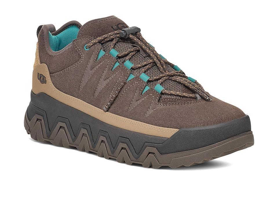 UGG Mens CapTrail Low Suede/Textile/Recycled Materials Sneakers Product Image