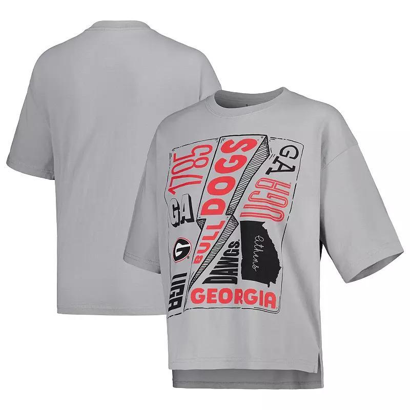 Womens Pressbox Georgia Bulldogs Rock & Roll School of Rock T-Shirt Product Image