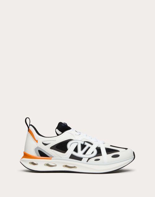 VLOGO EASYJOG LOW-TOP SNEAKER IN CALFSKIN AND FABRIC Product Image