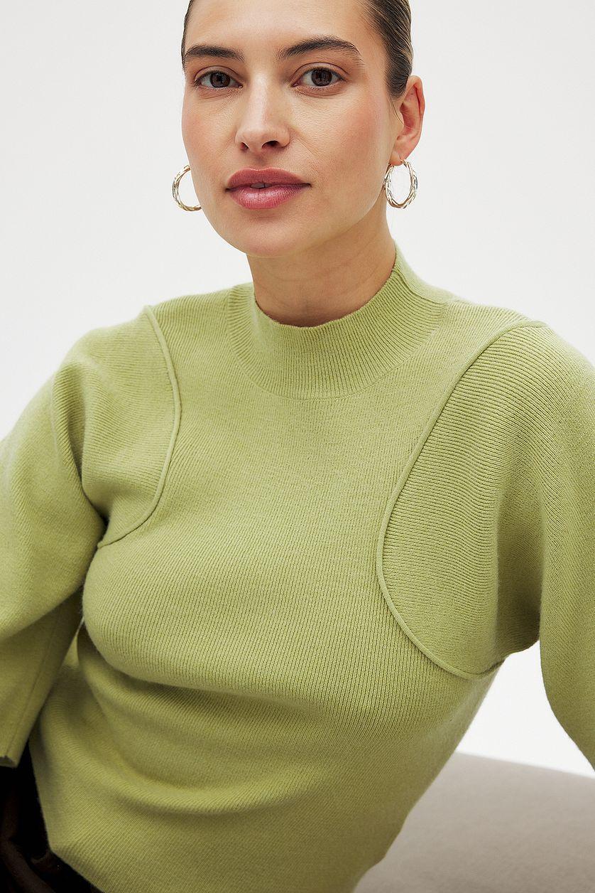 Knitted Turtle Neck Sweater Product Image
