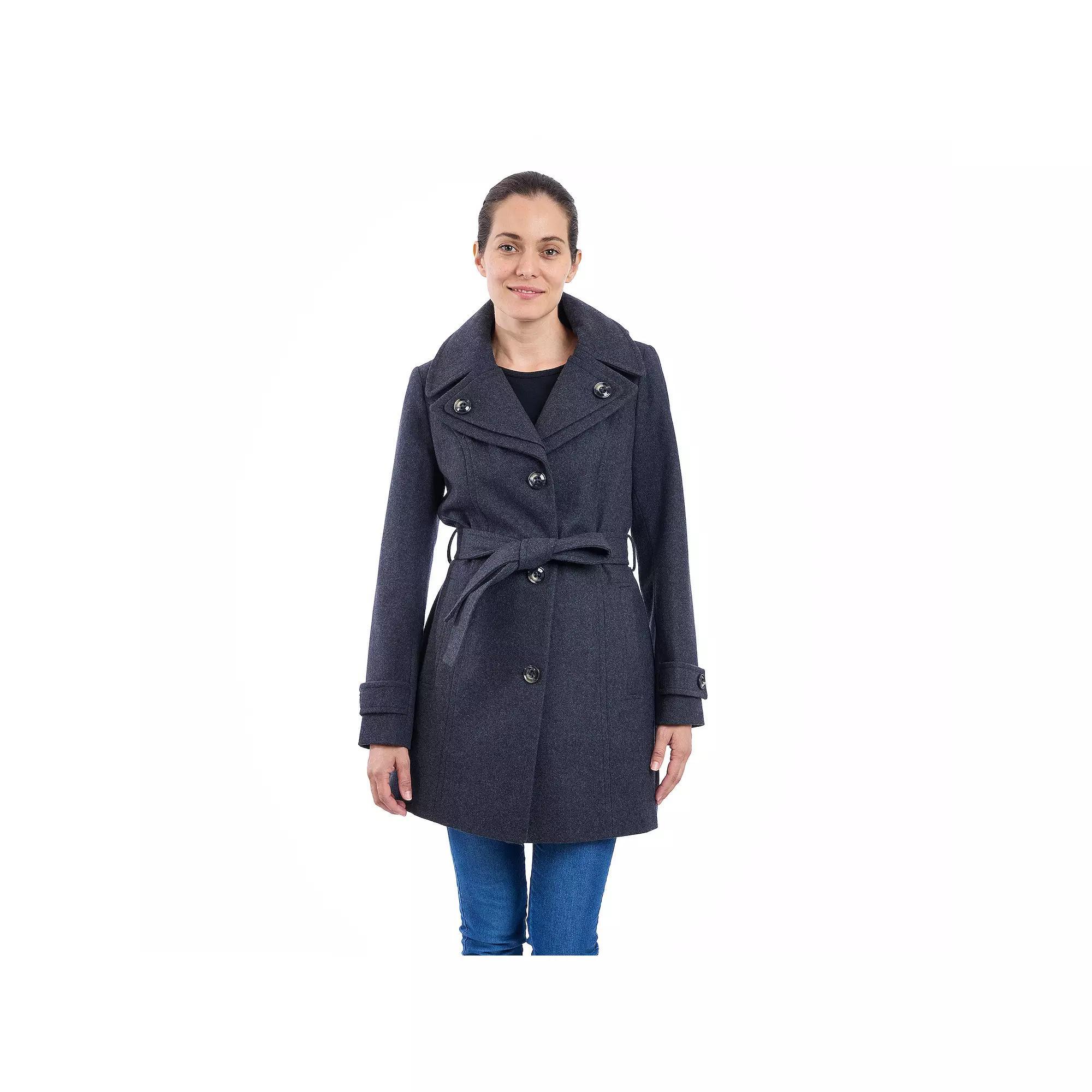 Women's TOWER by London Fog Wool Blend Trench Coat,  Product Image