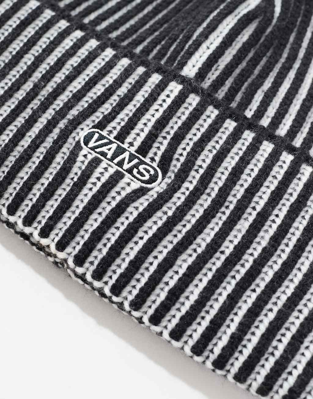 Vans Nesbit cuff beanie in black Product Image