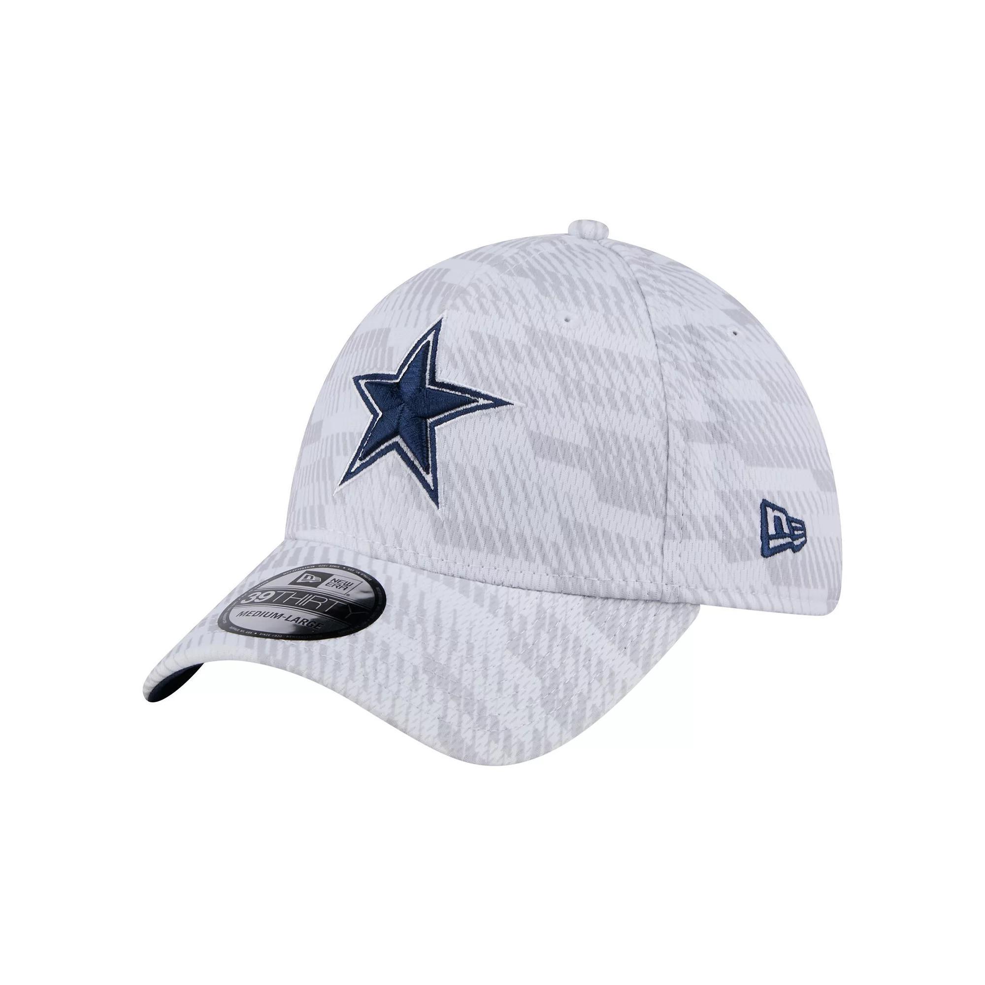 Men's New Era  White Dallas Cowboys Gameday Graded 39THIRTY Flex Hat, Size: Medium/Large Product Image