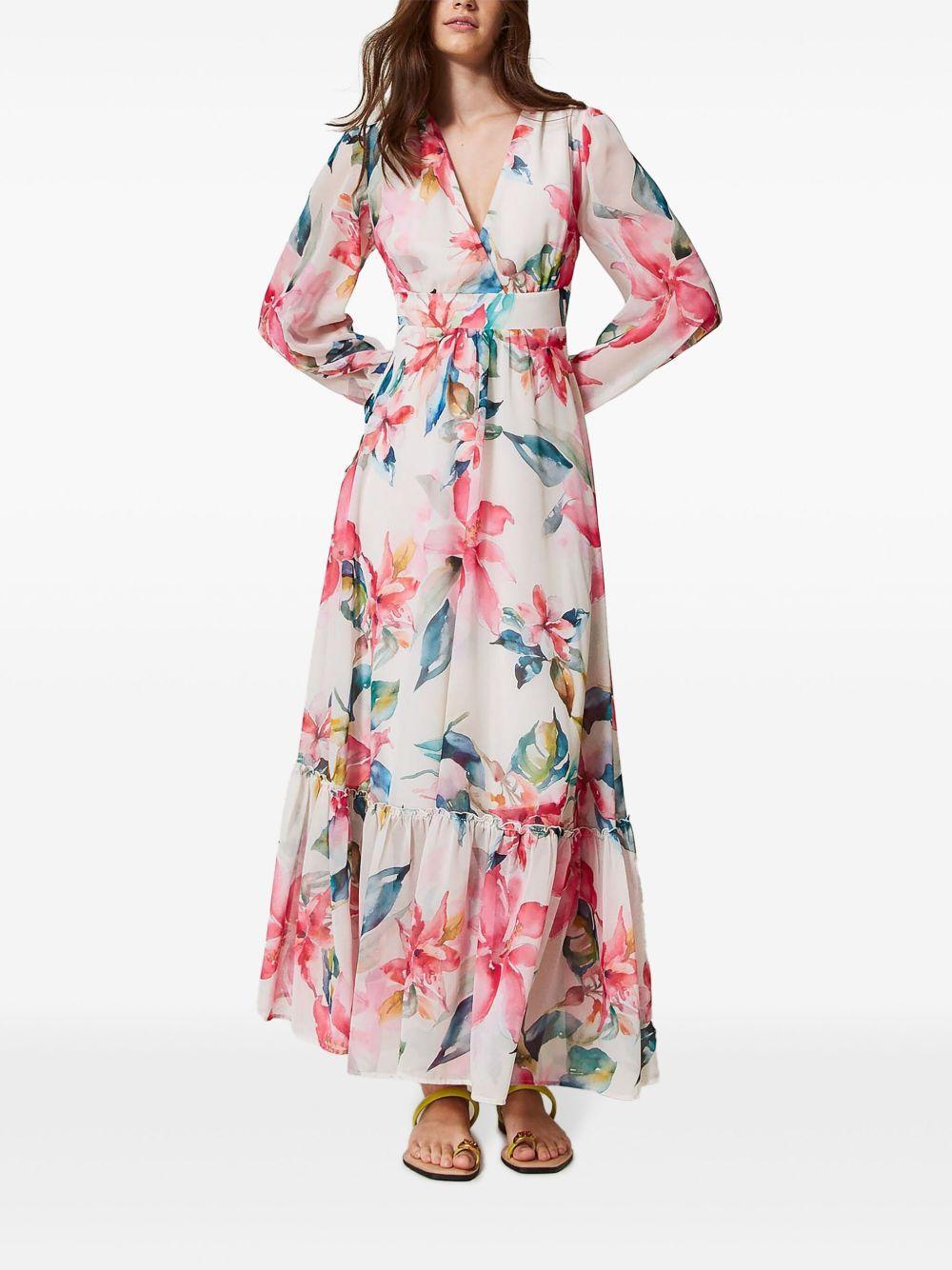 floral-print maxi dress Product Image