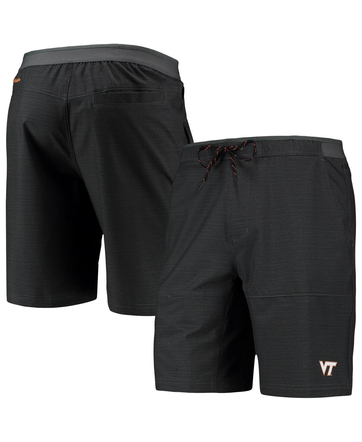 Mens Columbia Heathered Gray Virginia Tech Hokies Twisted Creek Omni-Shield Shorts Product Image