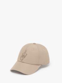 CANVAS BASEBALL CAP WITH ANCHOR LOGO in neutrals | JW Anderson US  Product Image