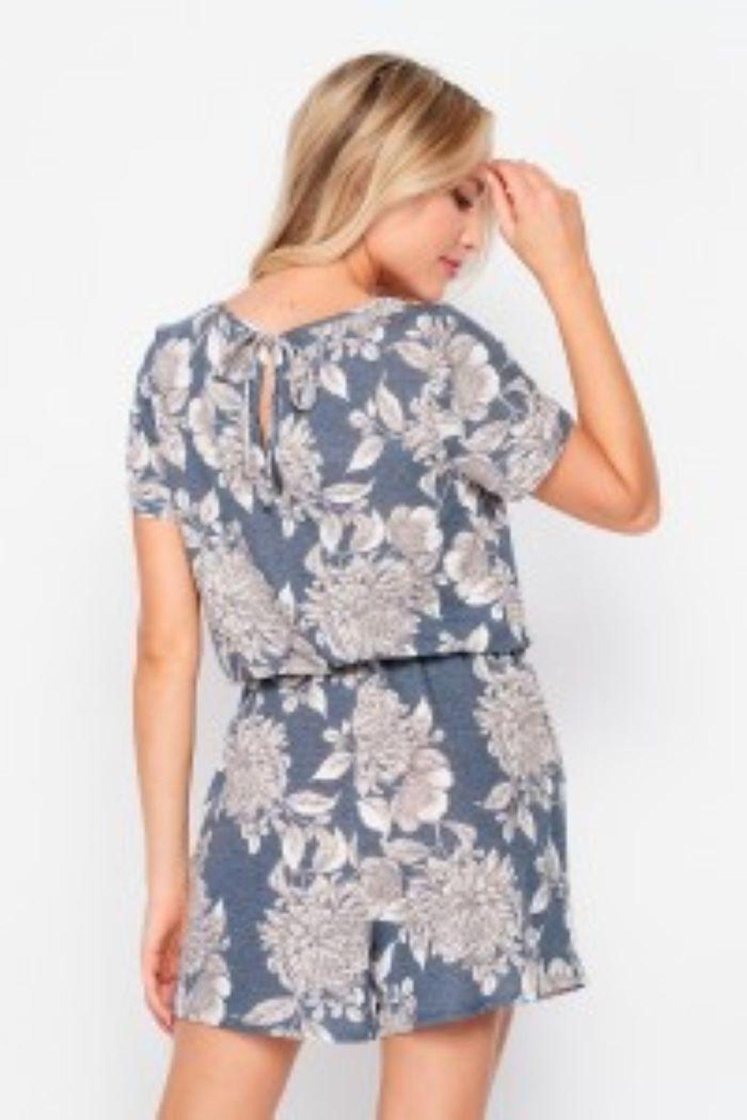 French-Terri Floral-Print Romper Product Image