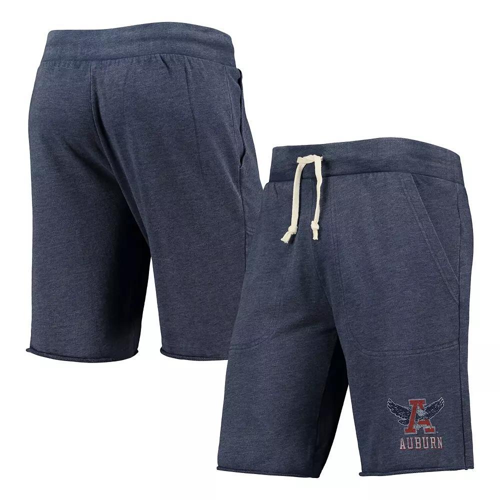 Men's Heathered Navy Alternative Apparel Auburn Tigers Victory Lounge Shorts, Size: XL, Blue Product Image