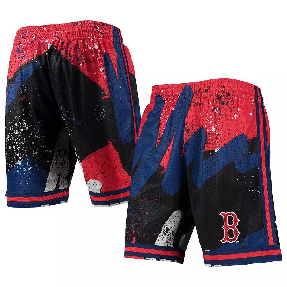 Men's Mitchell & Ness Red Boston Red Sox Hyper Hoops Shorts, Size: 4XL Product Image