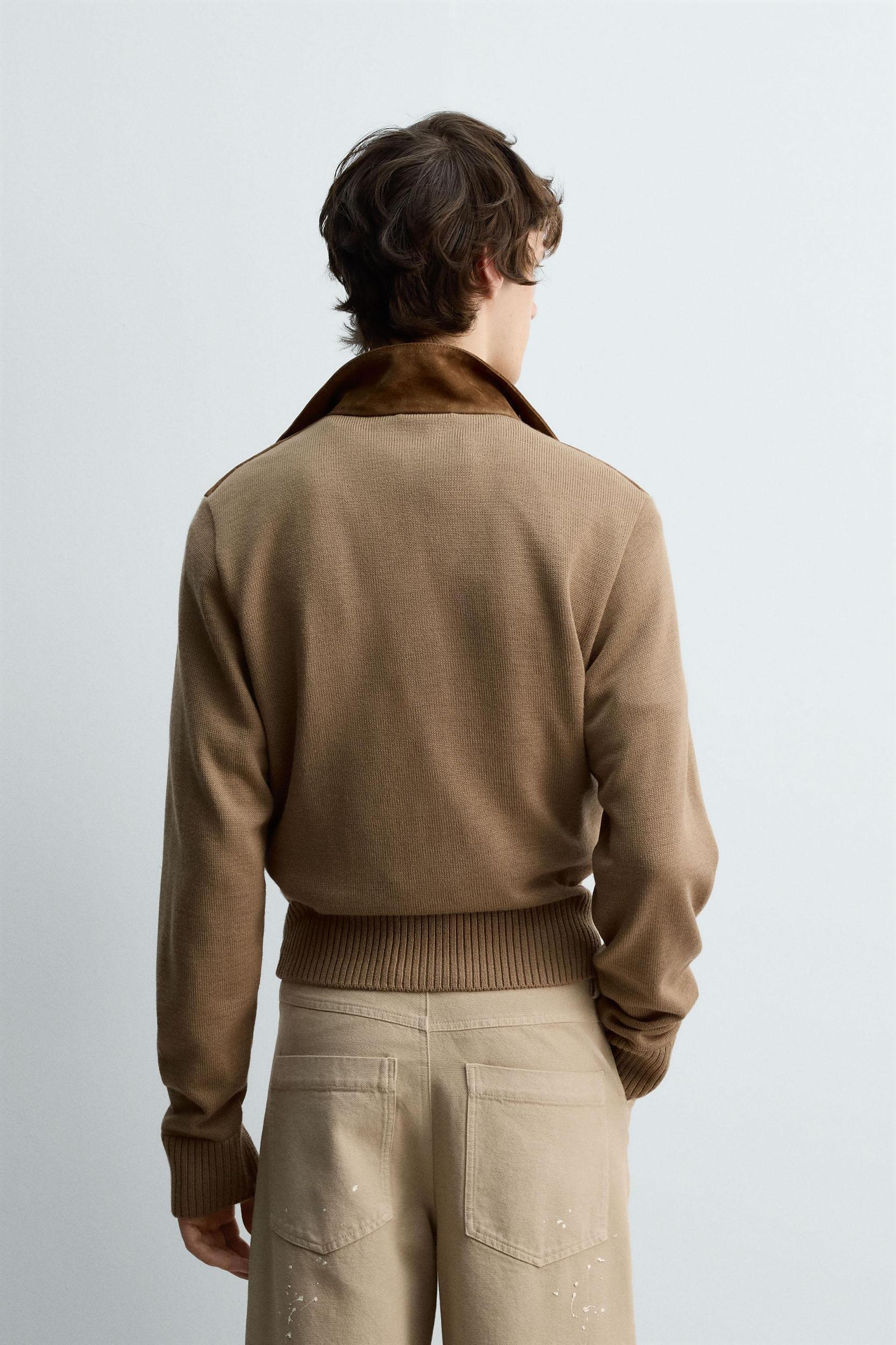 LIMITED EDITION COMBINATION LEATHER JACKET Product Image