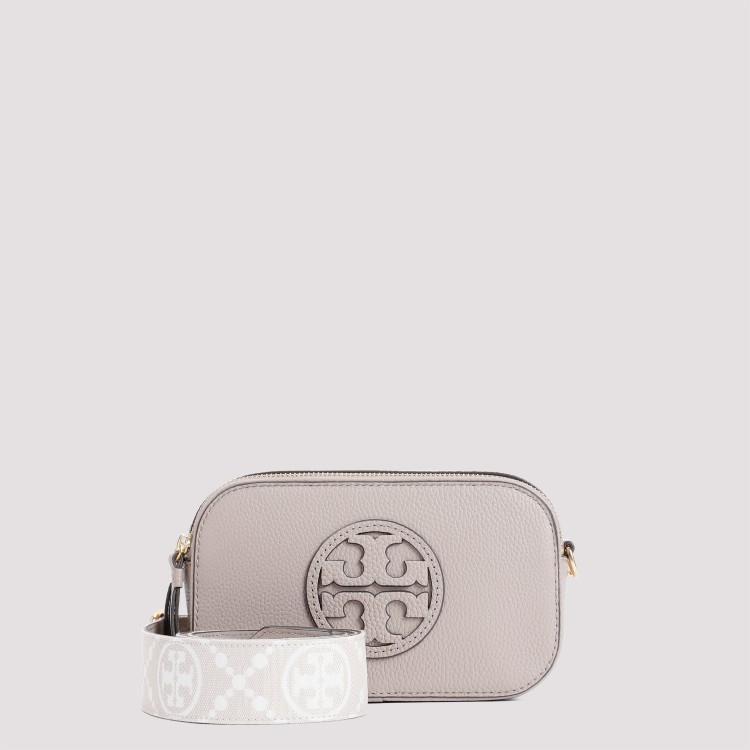 TORY BURCH Fresh Clay Cow Leather Miller Mini Bag In Grey Product Image