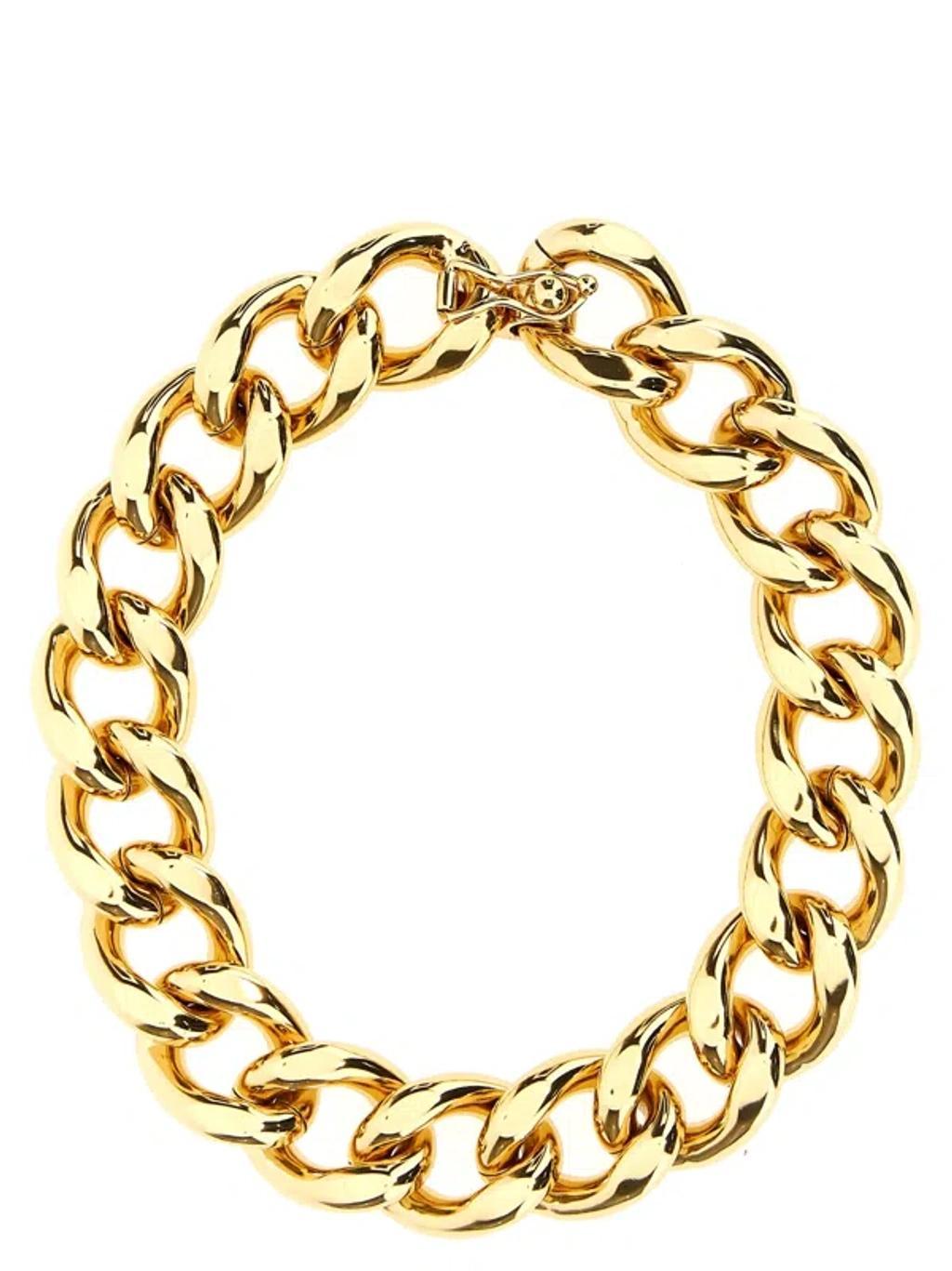 ISABEL MARANT Chunky Chain Statement Necklace In Gold Product Image