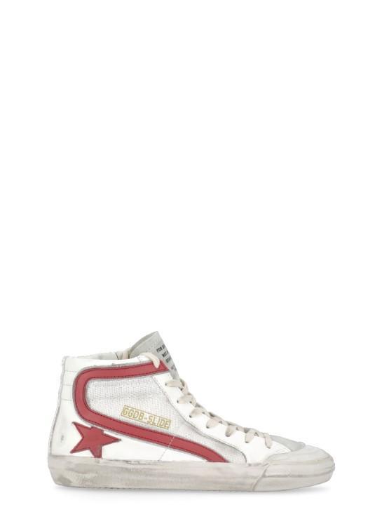 GOLDEN GOOSE Deluxe Brand Slide Double Quarter Penstar Sneakers In White Product Image