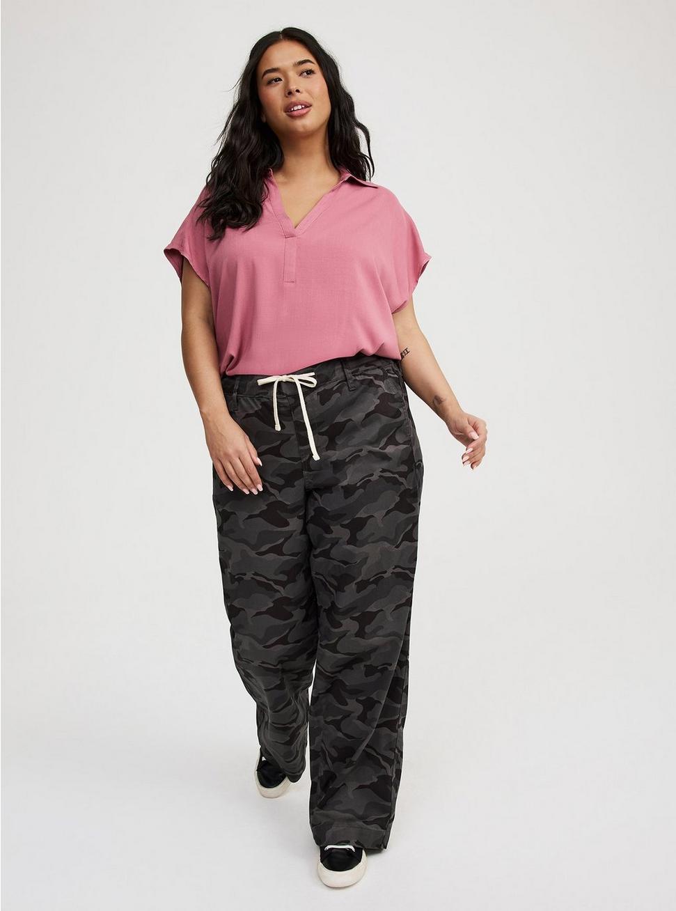 Collared Dolman Popover Top Product Image