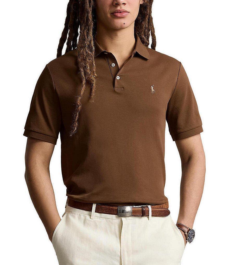 Polo Ralph Lauren Big & Tall Classic Fit Soft Cotton Multi-Colored Pony Polo Shirt Product Image