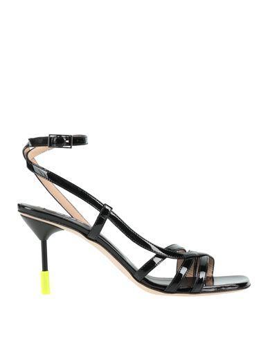 MSGM Woman Sandals Black Size 5 Leather Product Image