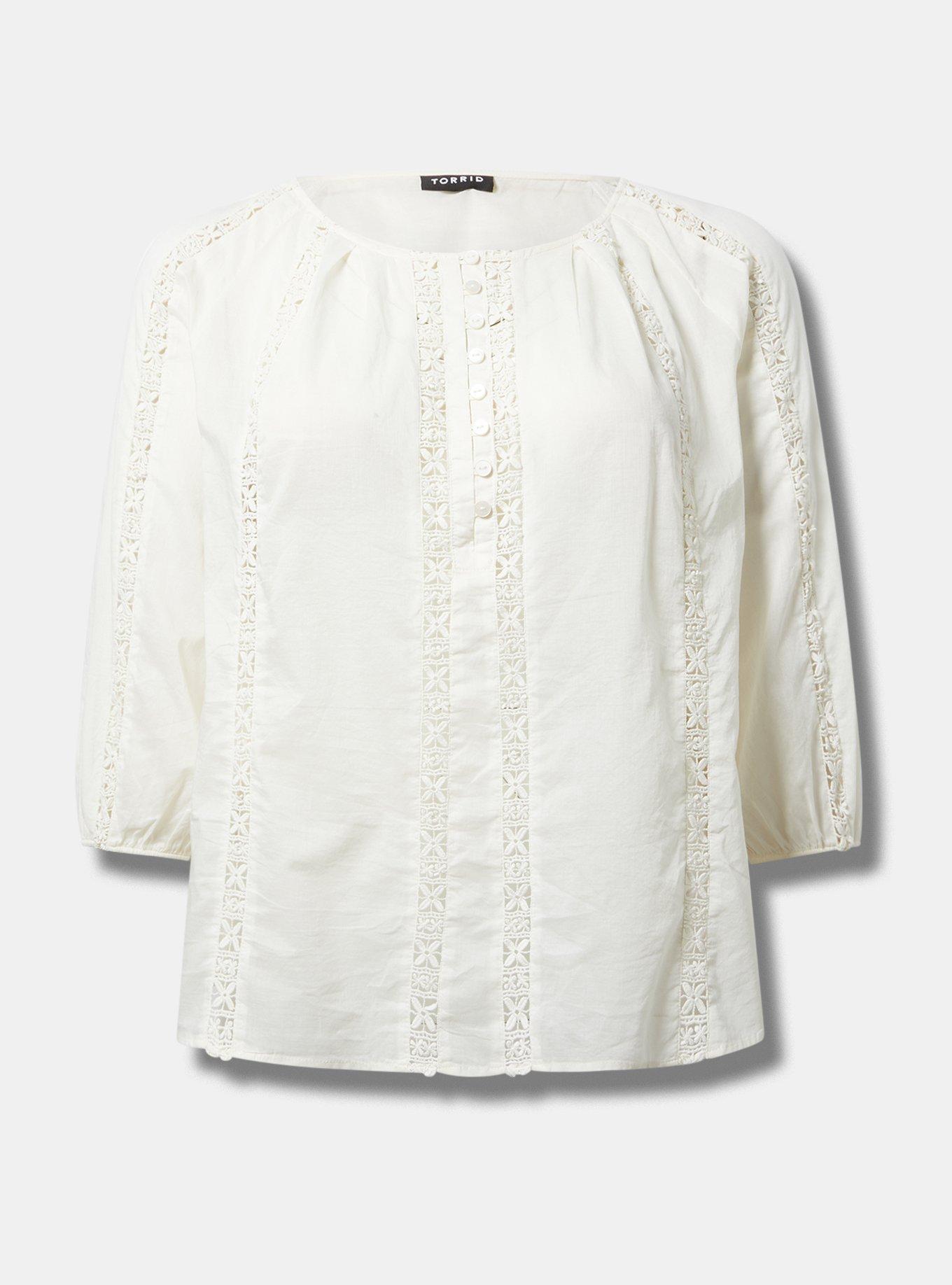 Crochet Inset Top Product Image