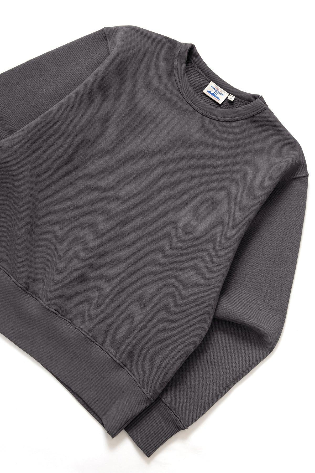 Power Goods - Loopback Crewneck - Washed Black Product Image