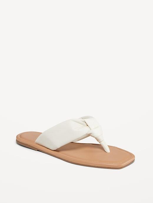 Knot-Front Thong Sandal Product Image