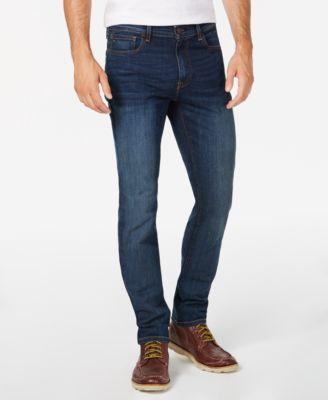 Tommy Hilfiger Mens Straight-Fit Stretch Jeans Product Image